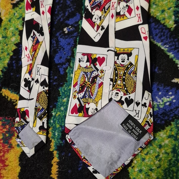 Playing Card Pattern Tie - Picture 8 of 8